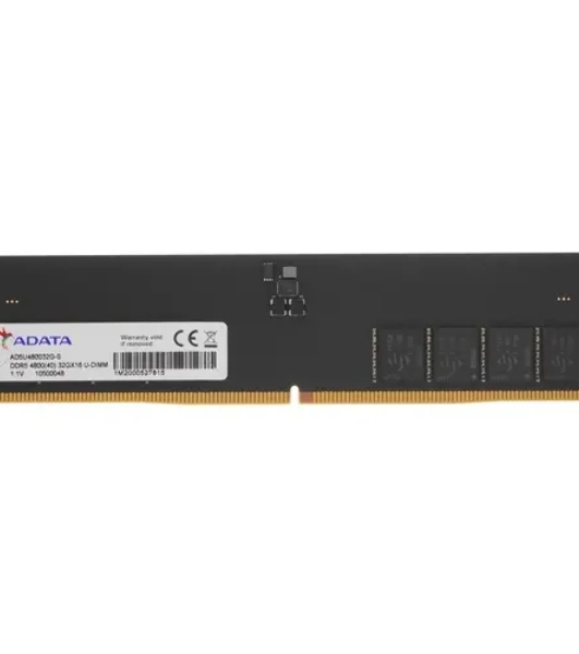 Оперативная память ADATA, DDR5, 32GB (1x32GB), 4800MHz, CL40, UDIMM