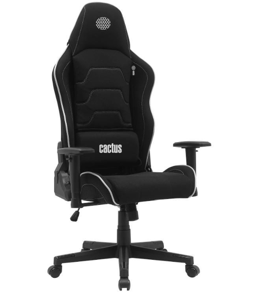 Кресло Cactus CS-CHR-MC04-BBK черный, экокожа
