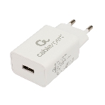 Сетевое зарядное устройство Cablexpert MP3A-PC-39 100/220V - 5V USB 1 порт, 1A, белый, фото 1