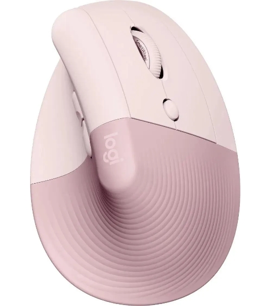 Мышь беспроводная Logitech Lift розовый, 4000 dpi, радиоканал, Bluetooth, USB, кнопки - 6
