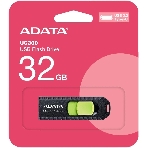 Флешка USB ADATA UC300 (ACHO-UC300-32G-RBK/GN), 32Gb, Type-C USB 3.2, R/W 100/30, черный/зеленый, фото2