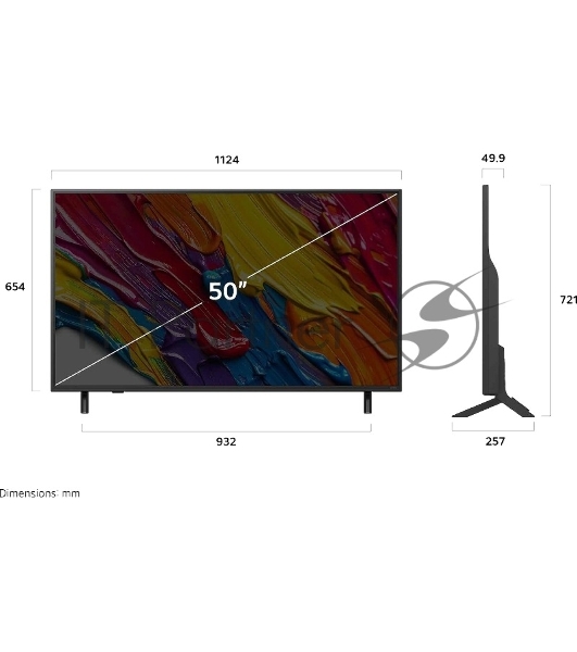 Телевизор LG 50' 50QNED82A6B черный титан Edge LED QNED 4K UHD 120Hz Smart TV 2GB/8GB