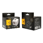 Сетевой фильтр Cablexpert Cube CUBE-4-U4-W, 4 р, 16А, 4хUSB, ур. защиты 2+, белый, коробка, фото3