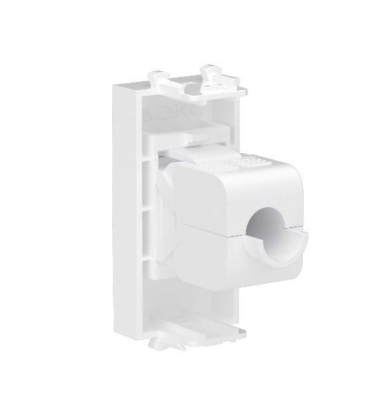 Розетка компьютерная DKC 4400661 1 модуль, Avanti 'Белое облако' RJ45 кат.5E без шторок модульная механизм