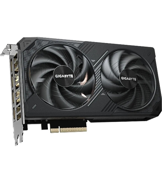 Видеокарта Gigabyte GeForce RTX 5060Ti Windforce OC, NVIDIA RTX 5060 Ti, 16G GDDR7, 128 бит, PCI-e 5.0, 1xHDMI, 3xDP, 2587 МГц