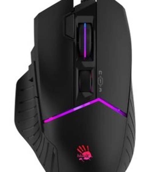 Мышь проводная A4Tech Bloody W95 Max черный, 12000 dpi, USB, кнопки - 10
