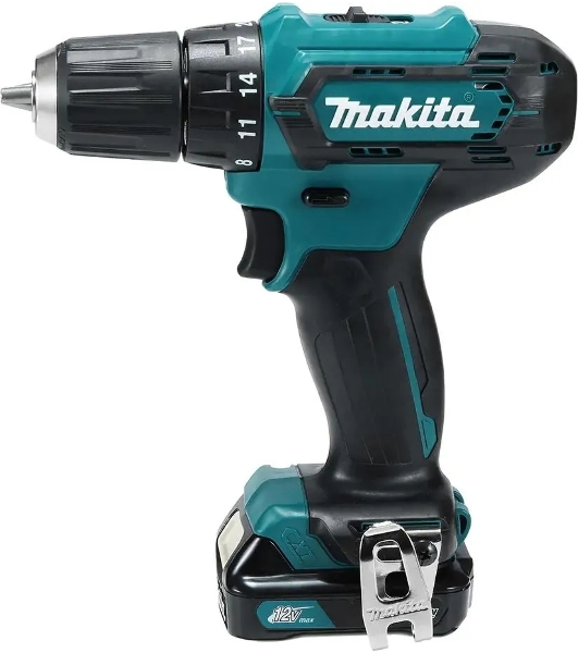 Дрель-шуруповерт Makita DF333DSAX6, 12 В, 2 Ач, 30 Нм, бесщеточный