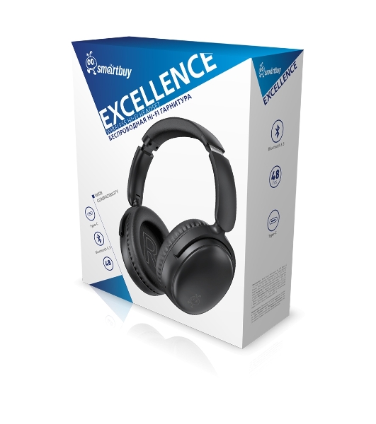 Проводные наушники Smartbuy Excellence SBH-920 черный, внутриканальные, Jack 3.5 мм, микрофон на проводе