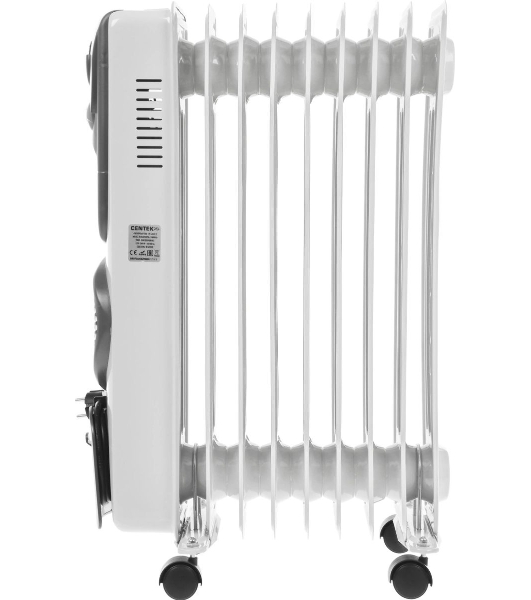 Обогреватель масляный Centek CT-6203-9 (9 секций) белый, 2400 Вт, 20 м2, 3 режима, термостат