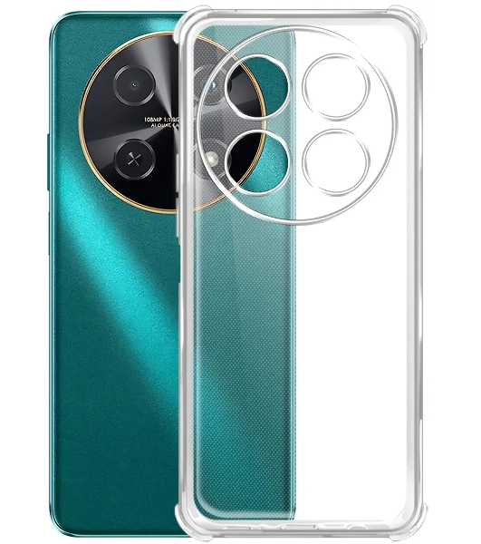 Чехол (клип-кейс) BoraSCO для Huawei Nova 12i Bumper Case прозрачный