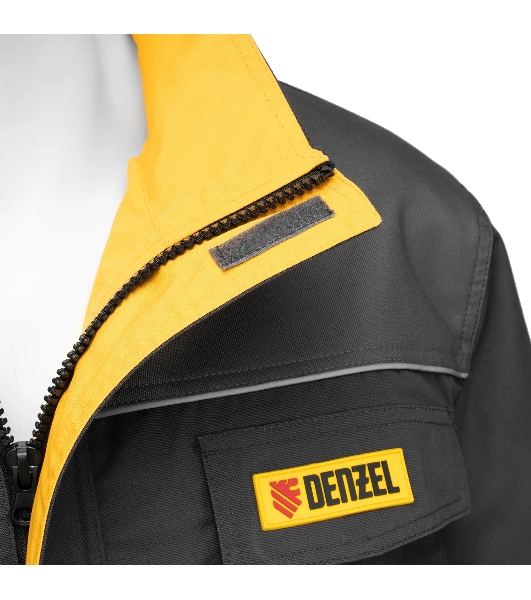 Куртка профессиональная рабочая Denzel 65% полиэстер 35% хлопок, XL