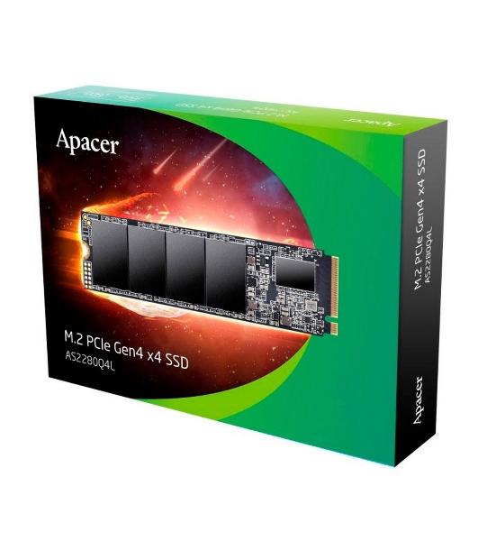 Накопитель SSD Apacer 1Tb, M.2 2280, NVMe PCIe 4.0 x4, R/W 3600/3000 Мбайт/сек