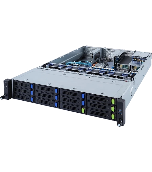 Серверная платформа Gigabyte R282-3C1 2U, 12x3.5'; SAS/SATA (4 with NVME Gen 4), 2 x 2.5'; SATA/SAS in rear side, 2xXeon® Scalable Gen3, 32xDIMM, 2x1Gb/s (Intel® I350-AM2), 3xPCIE Gen 4 x16, 5xPCIE x8 Gen 4, 1xOCP 3.0 x16, 1xOCP 2.0 x8, 2x1600W