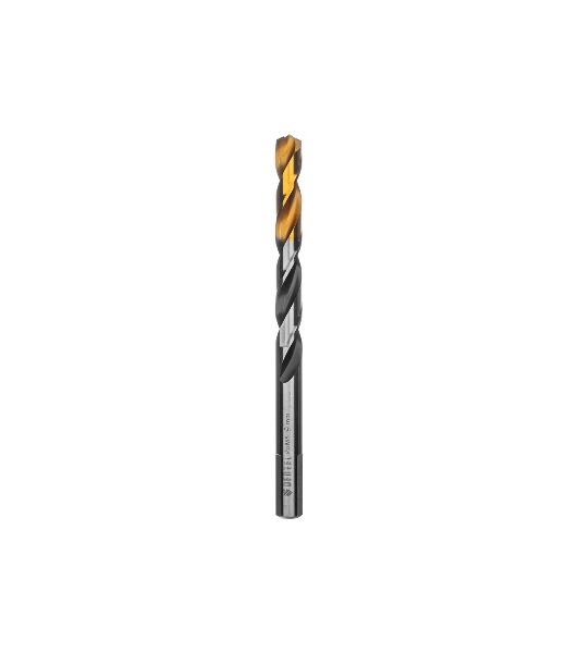 Сверло спиральное по металлу Denzel 9 x 125мм, Р6М5, Golden Tip, многогранная заточка