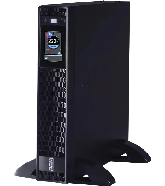 Источник бесперебойного питания Powercom Next, On-Line, 2000VA/2000W, Rack/Tower, 8*IEC320-C13 + 2*C19, LCD, Serial+USB, SmartSlot, подкл. доп. Бат.