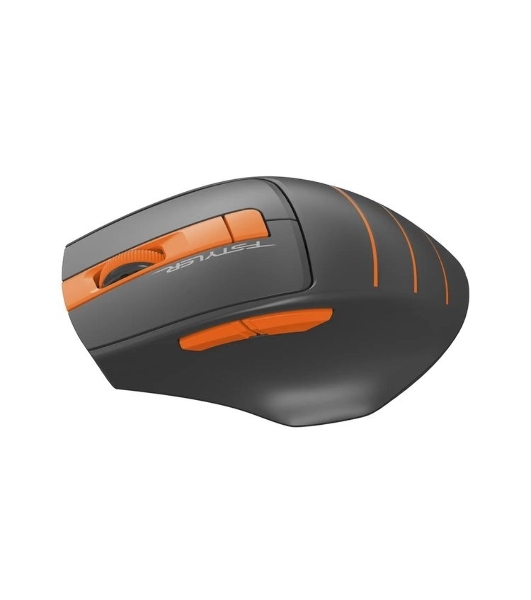 Мышь беспроводная A4Tech Fstyler FG30 серый/оранжевый, 2000 dpi, радиоканал, USB, кнопки - 5