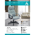 Кресло Бюрократ CH-824 Fabric Alfa 44 серый, ткань, фото6