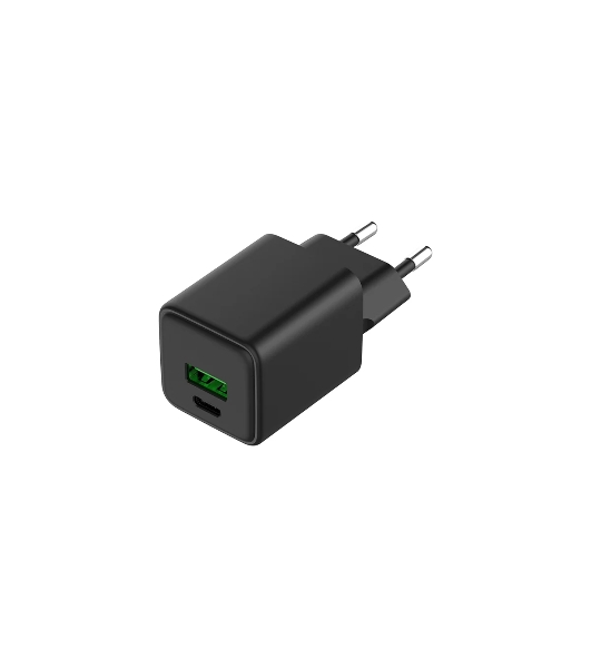 Сетевое зарядное устройство Rexant с двумя портами USB-A и Type-C, 30Вт GaN