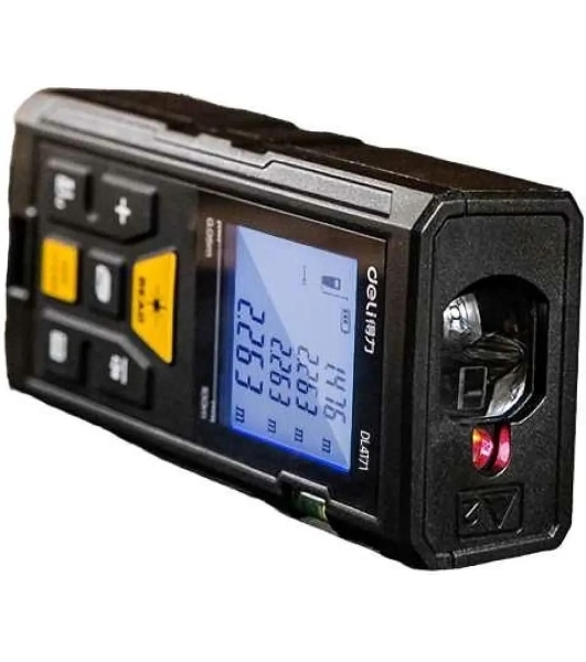 Лазерный дальномер Deli DL4171 (Диапазон измерения 0,05~100м, точность измерения: ±3мм)