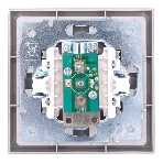 Розетка ТВ оконечная СП ZIMA IP20 серый матовый LEZARD 704-7488-130, фото3