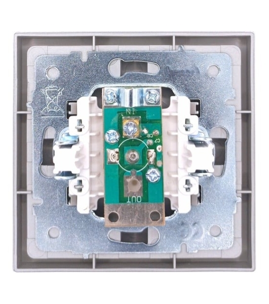 Розетка ТВ оконечная СП ZIMA IP20 серый матовый LEZARD 704-7488-130