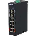 Коммутатор Dahua DH-HS4412-8ET-120, 8×100 Мбит/с + 4×1 Гбит/с SFP, управляемый, фото 1