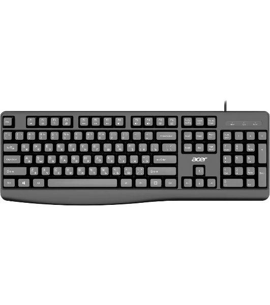 Клавиатура проводная Acer OKW301 (ZL.KBDCC.01A), USB, черный