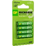 Аккумулятор GP RECHARGE AAA NiMH 400mAh (4шт), фото4
