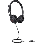 Гарнитура Yealink UH35 Dual UC чёрный, проводная, USB, фото 1