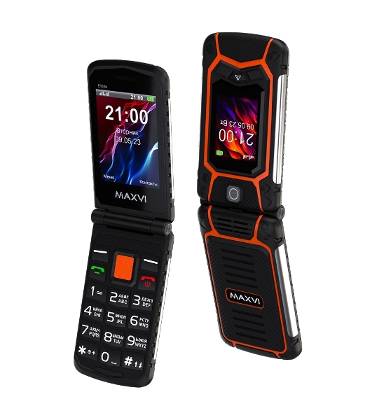 Мобильный телефон Maxvi E10ds оранжевый