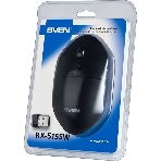 Мышь беспроводная SVEN RX-515SW черный, 1600 dpi, радиоканал, USB, кнопки - 4, фото2