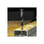 Сверло спиральное по металлу Denzel 10 x 133мм, Р6М5, Golden Tip, многогранная заточка, фото3