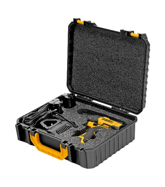 Дрель-шуруповерт Denzel CDQ-12, 12 В, 1,5 Ач, 30 Нм, щеточный