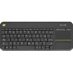 Клавиатура Logitech K400 Wireless Touch Plus беспроводная, радиоканал, чёрный, фото 1