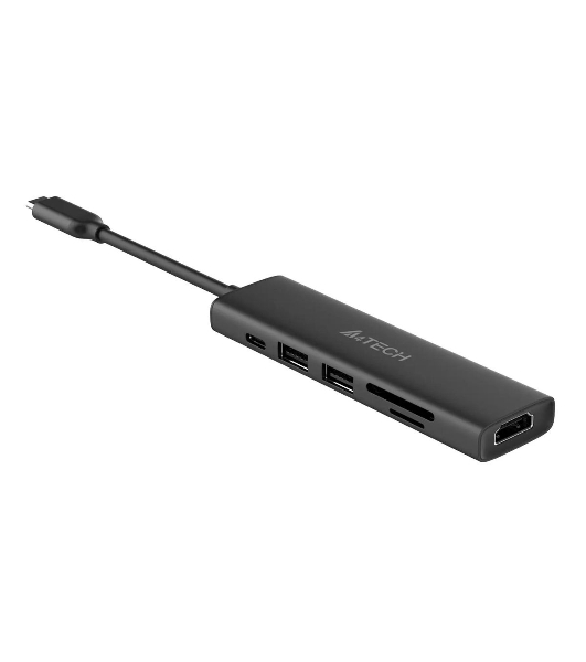 USB-концентратор A4Tech DST-60C, USB Type-C, USB/HDMI/SD, USB Type-C
