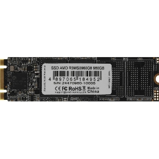 Накопитель SSD AMD Radeon R3MS0960G8, 960Gb, M.2 2280, SATA, R/W 550/500