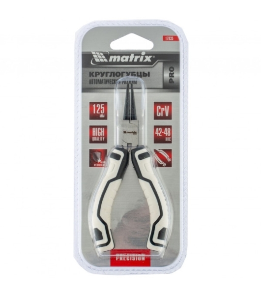 Круглогубцы Matrix Mini, 125 мм, авторазжим, PRO