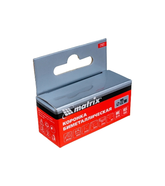 Коронка Matrix BIMETAL, 22 мм