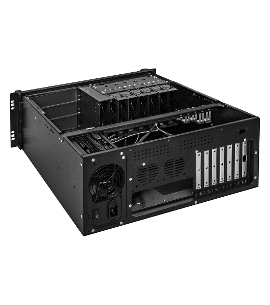 Серверный корпус ExeGate EX293567RUS Pro 4U480-06/4U4021S (RM 19', высота 4U, глубина 480, БП 1200ADS, USB)