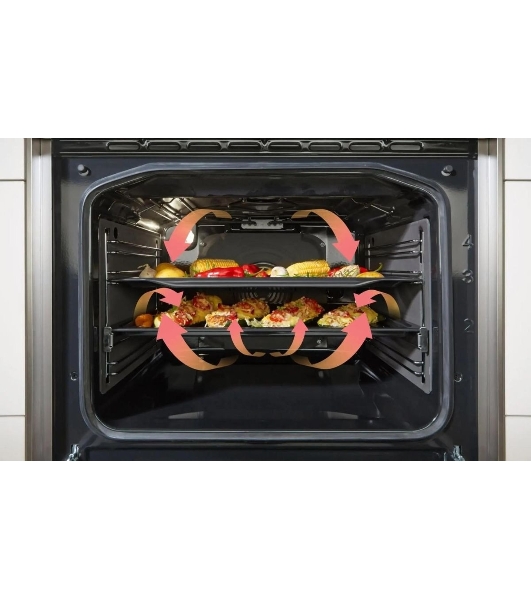 Плита электрическая Gorenje GECS5C70WA белый, конфорок 4 электрических, духовка 70 л, 50 см x 85 см x 59.4 см