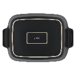 Форма для запекания MATTE BLACK квадратная 29,5x25,5x6,9см, жаропрочная керамика, фото3