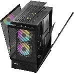 Компьютерный корпус AeroCool/Formula Crystal Z8 черный без БП ATX 9x120мм 7x140мм 1xUSB2.0 1xUSB3.0 1xUSB3.1 audio bott PSU, фото2