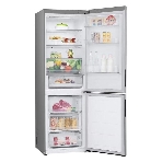 Холодильник LG GC-B459ANMW серебристый двухкамерный 234/110л морозилка снизу, No Frost, фото4