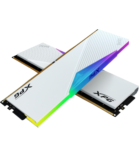 Оперативная память XPG Lancer, DDR5, 64GB (2x32GB), 6000MHz, CL30, DIMM, с радиаторами, белый