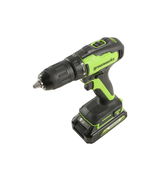 Дрель-шуруповерт GREENWORKS 3704007UA, 24 В, 0 Ач, 90 Нм, бесщеточный