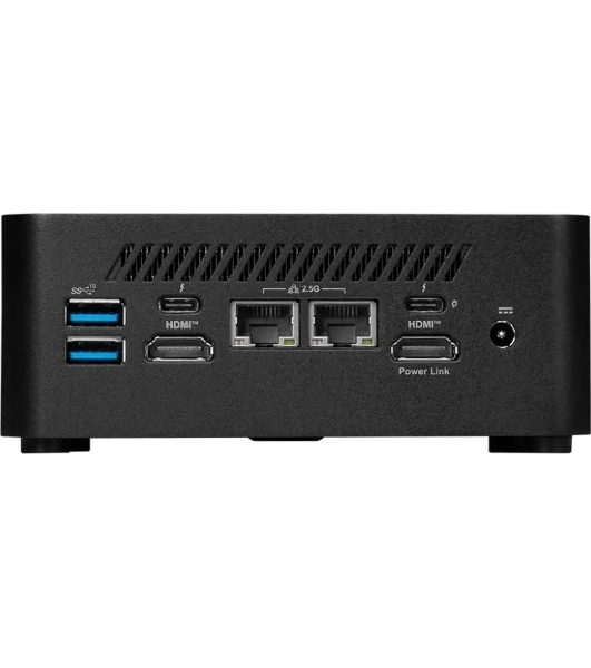 Мини ПК MSI Cubi NUC 1M-053BRU Core 3 100U (1.2) Graphics CR noOS GbitEth WiFi BT 120W черный (936-B0B111-081)