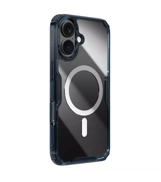 Чехол Nature TPU Pro Magnetic Case, синий, (AP iP16 Plus)