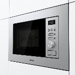 Встраиваемая микроволновая печь Gorenje BM201AG1X нержавеющая сталь, 20 л, 800 Вт, переключатели - поворотный механизм/кнопки, фото6