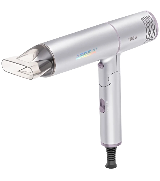 Фен Aresa AR-3230 серебристый, 1250 Вт, компактный