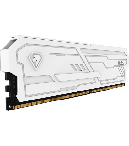 Оперативная память Netac Shadow III, DDR4, 16GB (1x16GB), 3200 MHz, CL16, с радиатором, белый